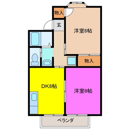 メゾンプリエールの物件間取画像